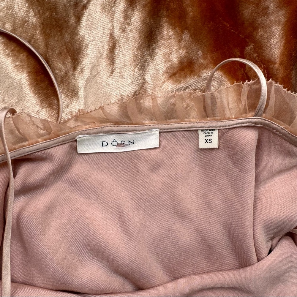 NWOT Doen Calsi Dress XS rose blush new arrival winter collection 2023 - Picture 4 of 7